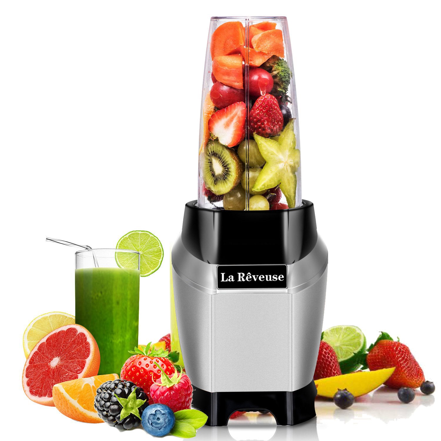 La Reveuse Personal Blender 1000W — Ice Crusher, 24oz Bottle, 1-Year Warranty