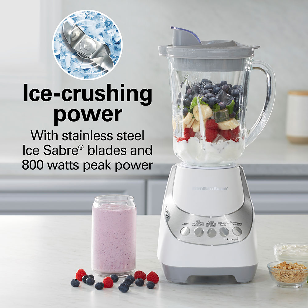 Hamilton Beach Wave~Action Quiet Blender — 800W, 48oz