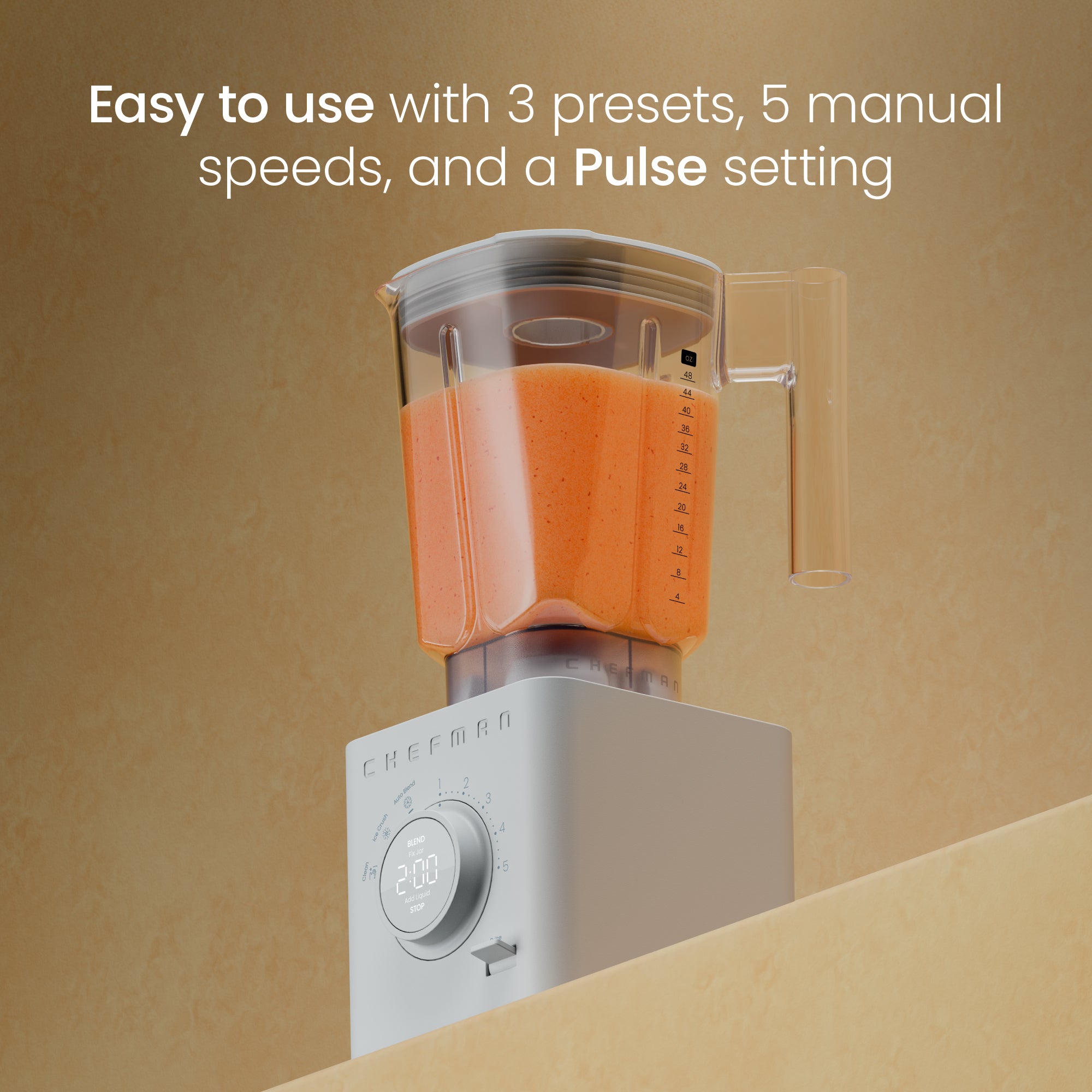 Obliterator 48oz Power Blender — 1380W Motor, Tritan Jar