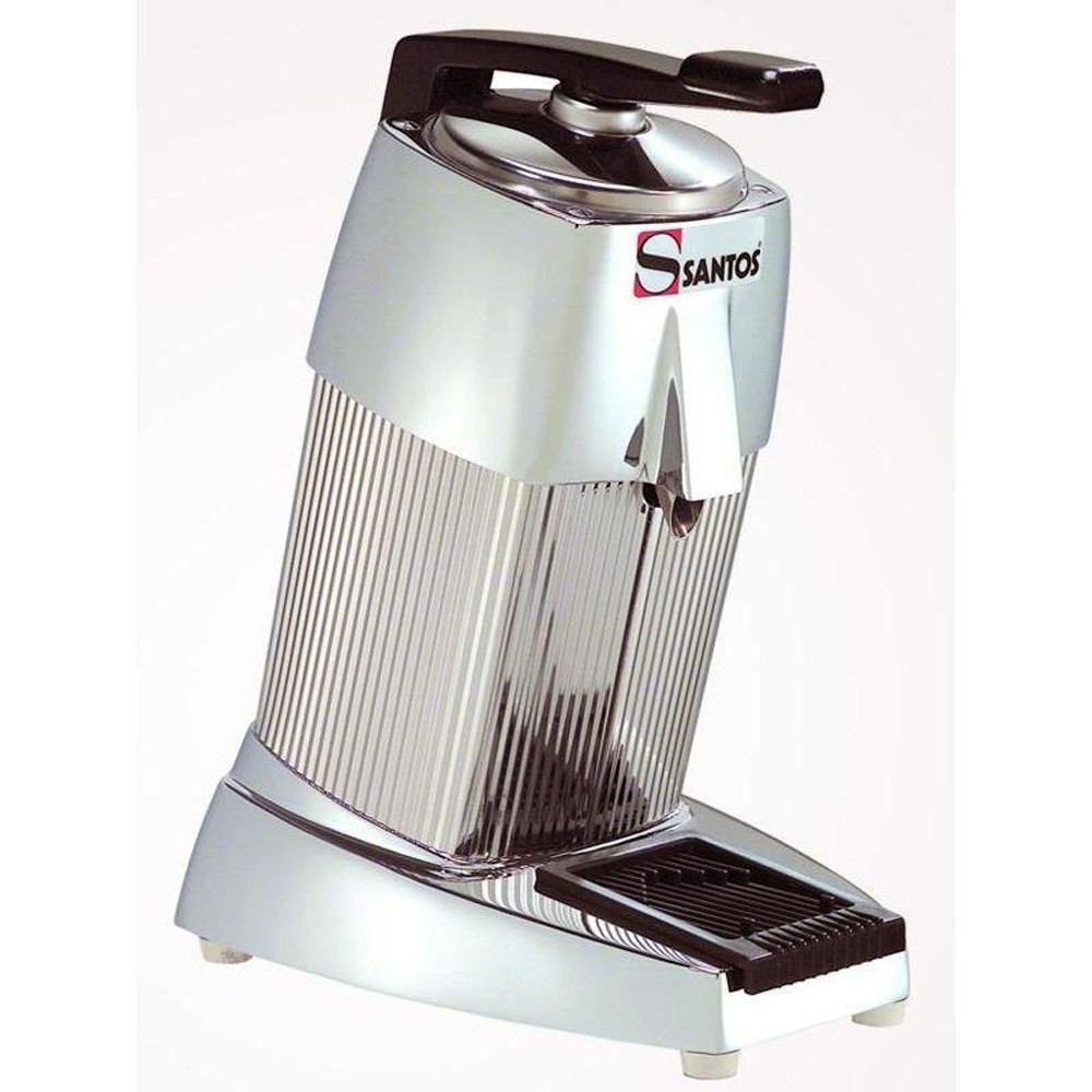 Santos 10C Automatic Chrome Citrus Juicer — Lever Action, Stainless Steel Parts
