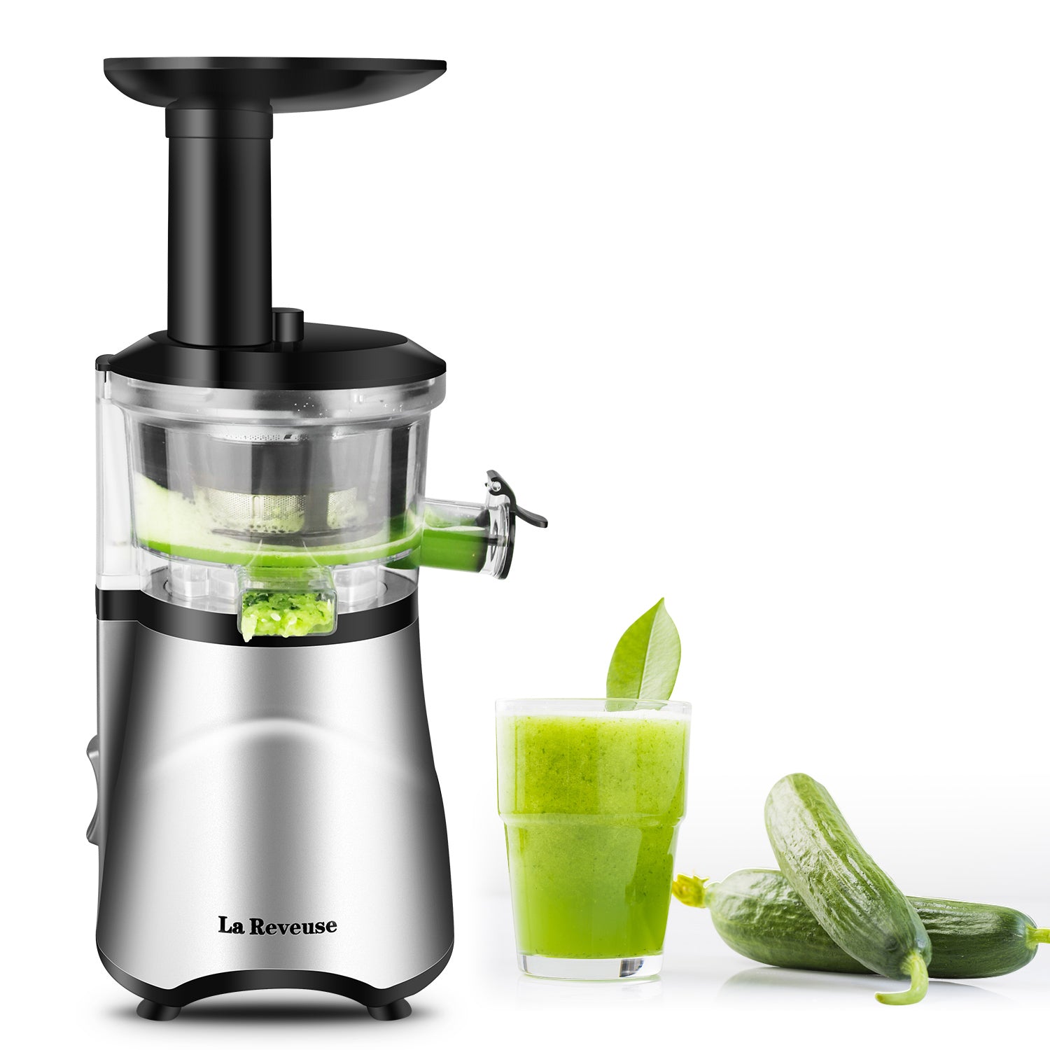 La Reveuse Slow Juicer — BPA-Free, 65 RPM, 150W DC Motor