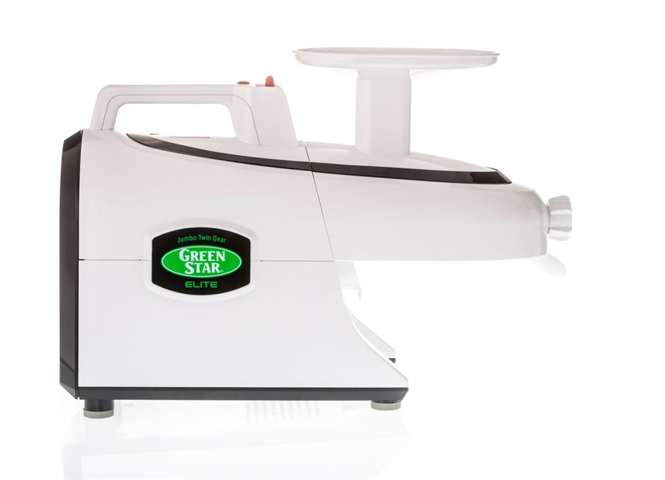 Tribest Greenstar Elite GSE-5000 Juicer — White Slow Juicer