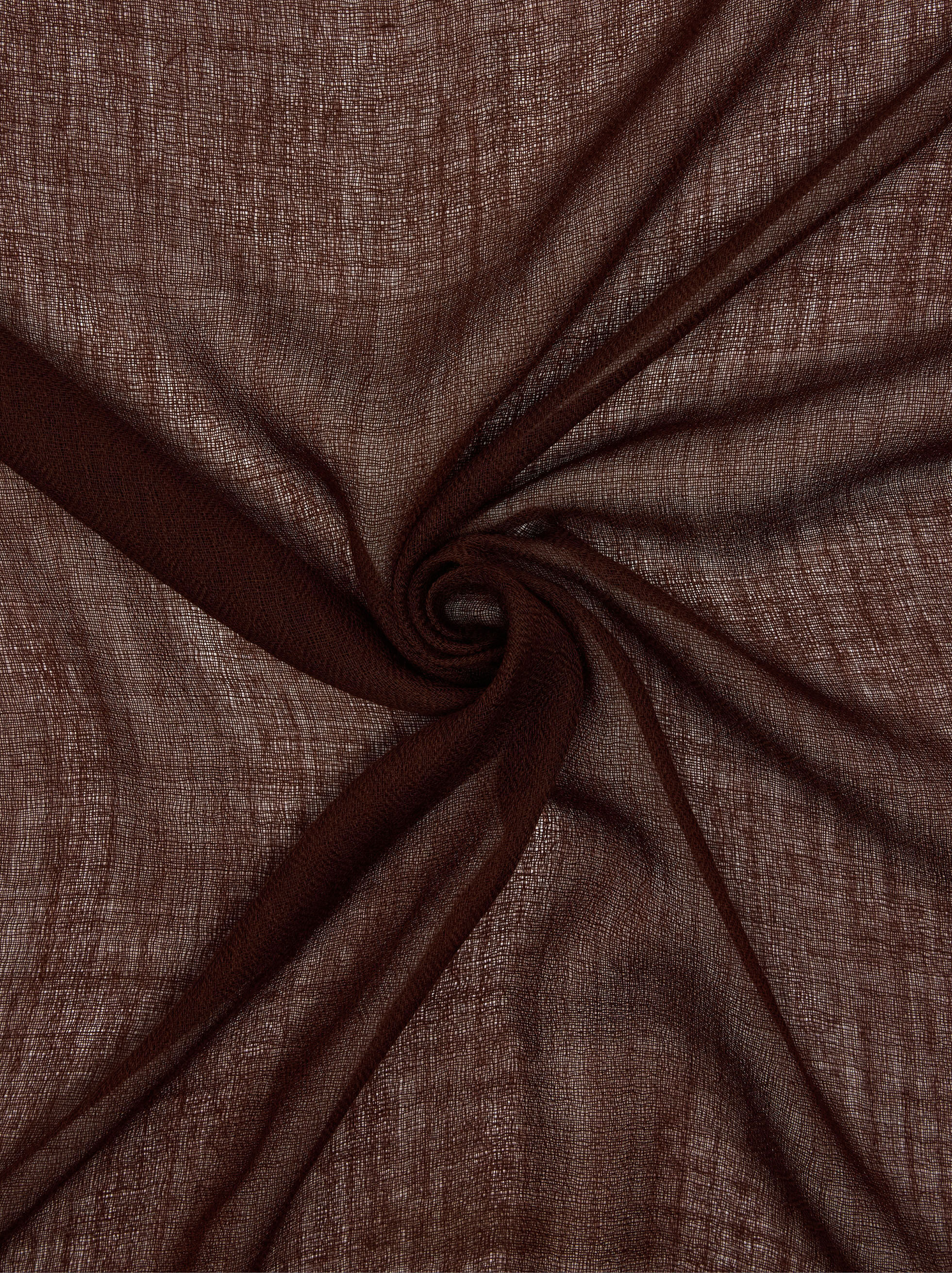 Pashmina de lana con borlas