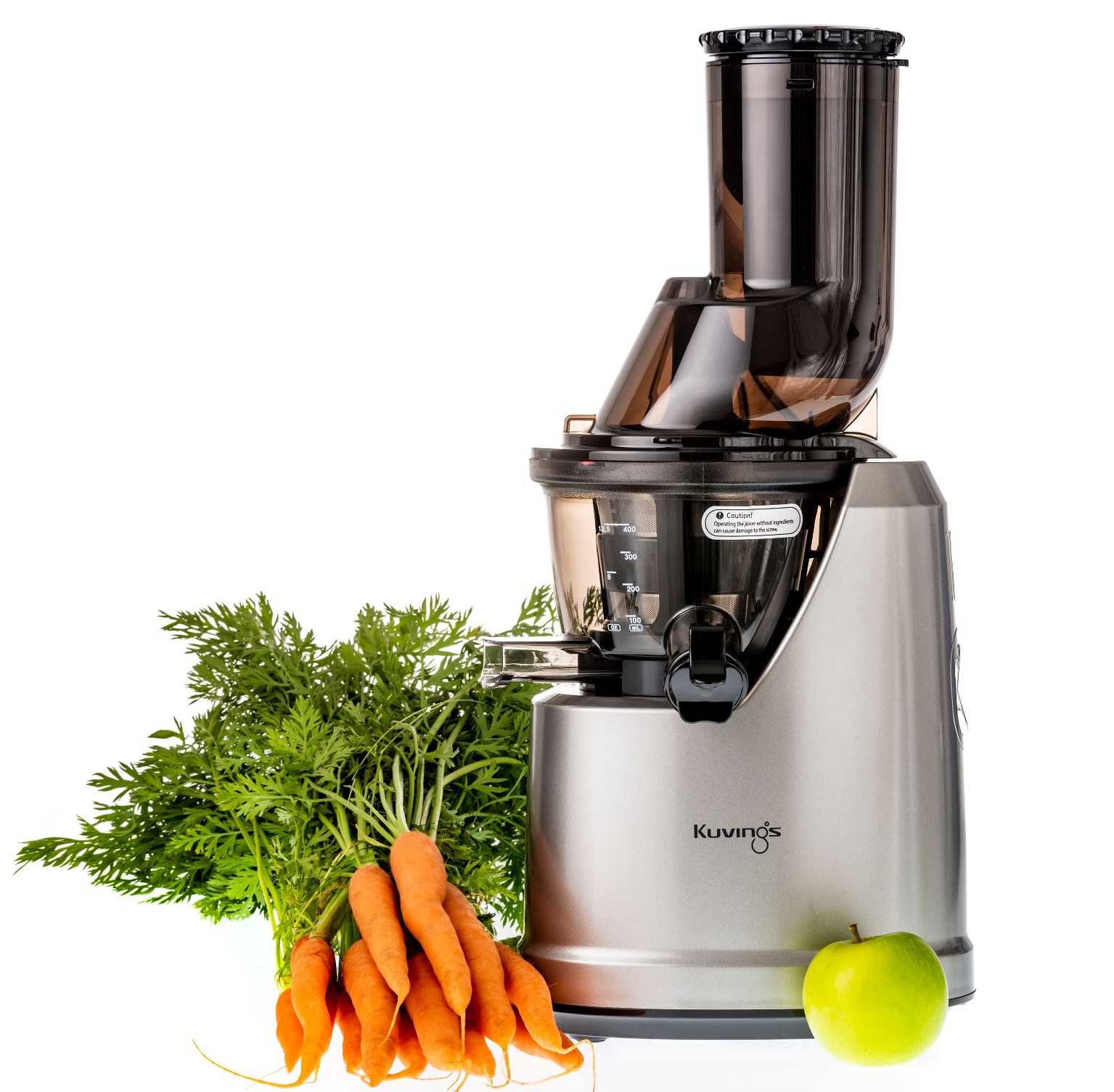 Kuvings B1700 Whole Slow Juicer — Silver | Includes Juice Flask