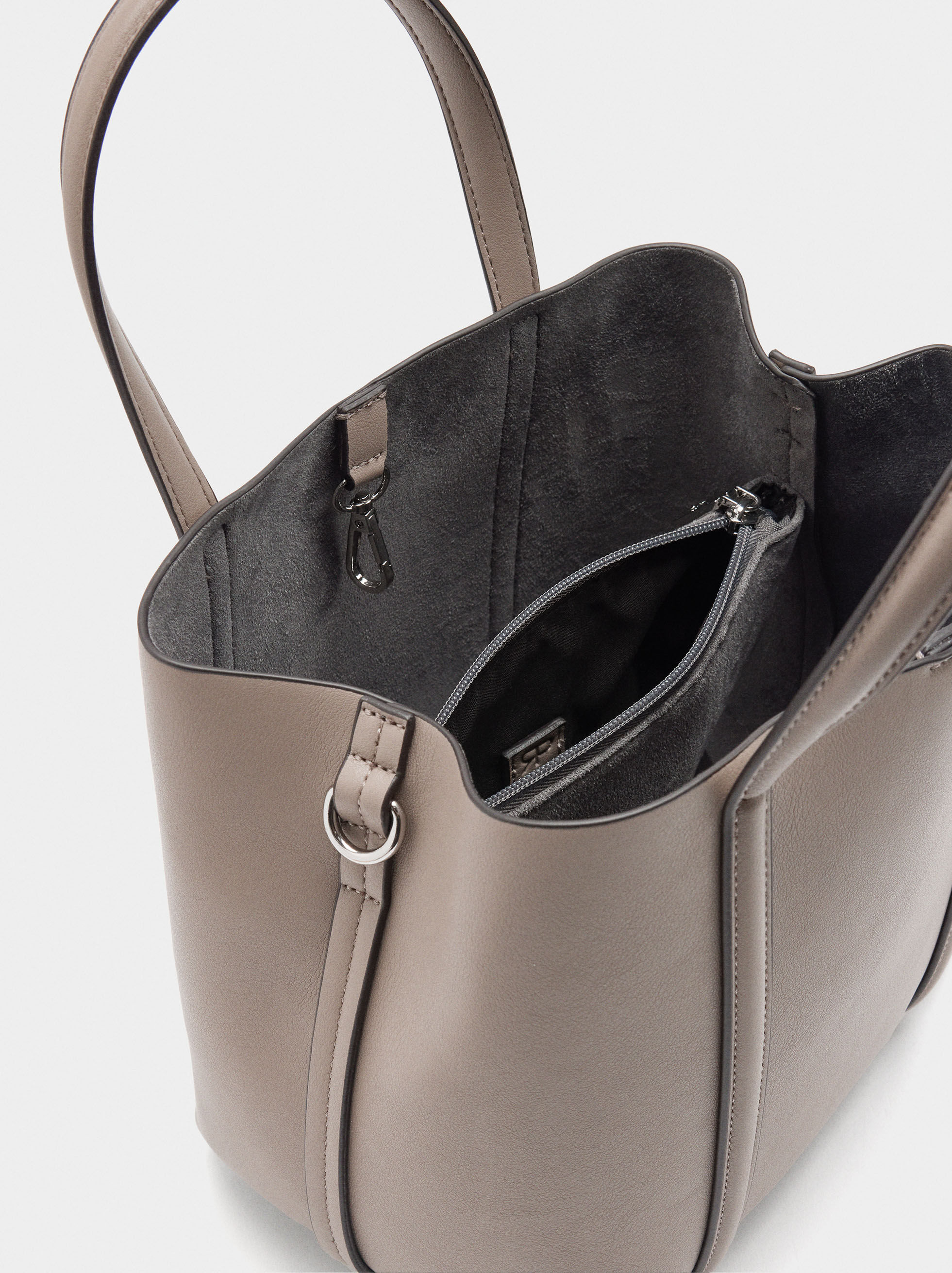 Bolso tote con correa M