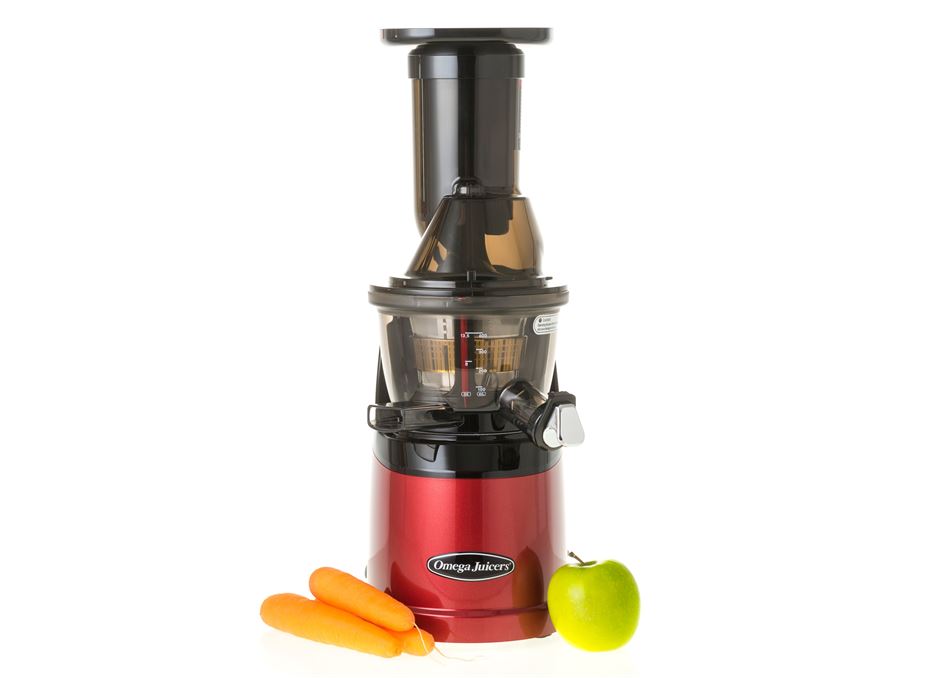 Omega MMV702 Mega Mouth Slow Juicer — Red