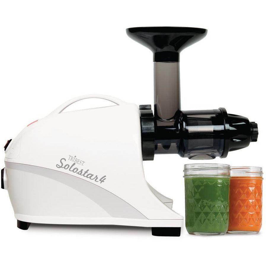 Tribest Solostar 4 SS-4200-B Horizontal Slow Juicer — 15-Year Warranty