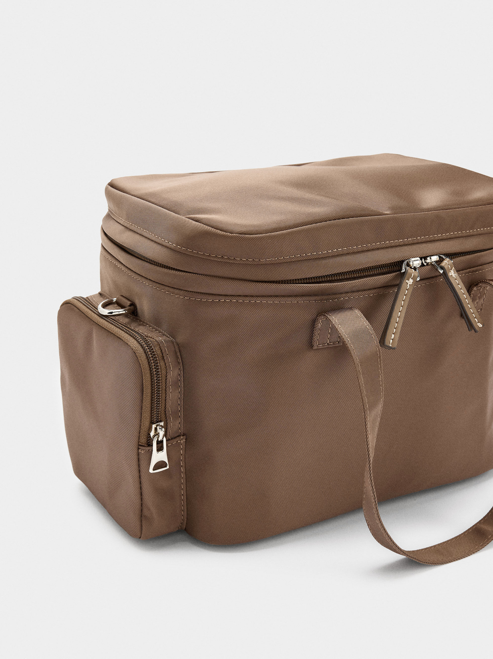 Mochila de nailon lisa Mochila de nailon lisa