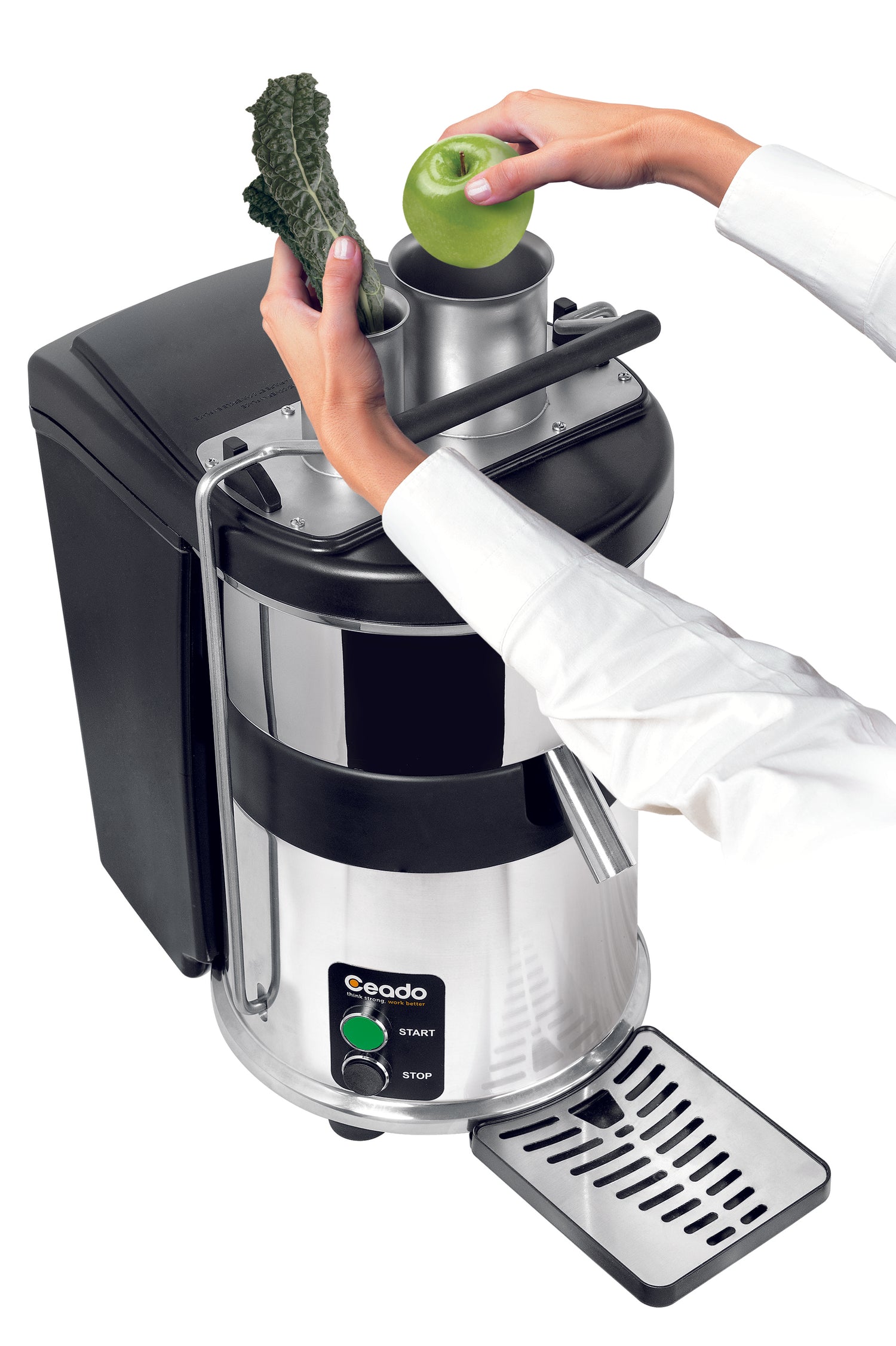 Ceado ES700 Commercial Centrifugal Juicer — 800W, 3" Chute, 1-Year Warranty