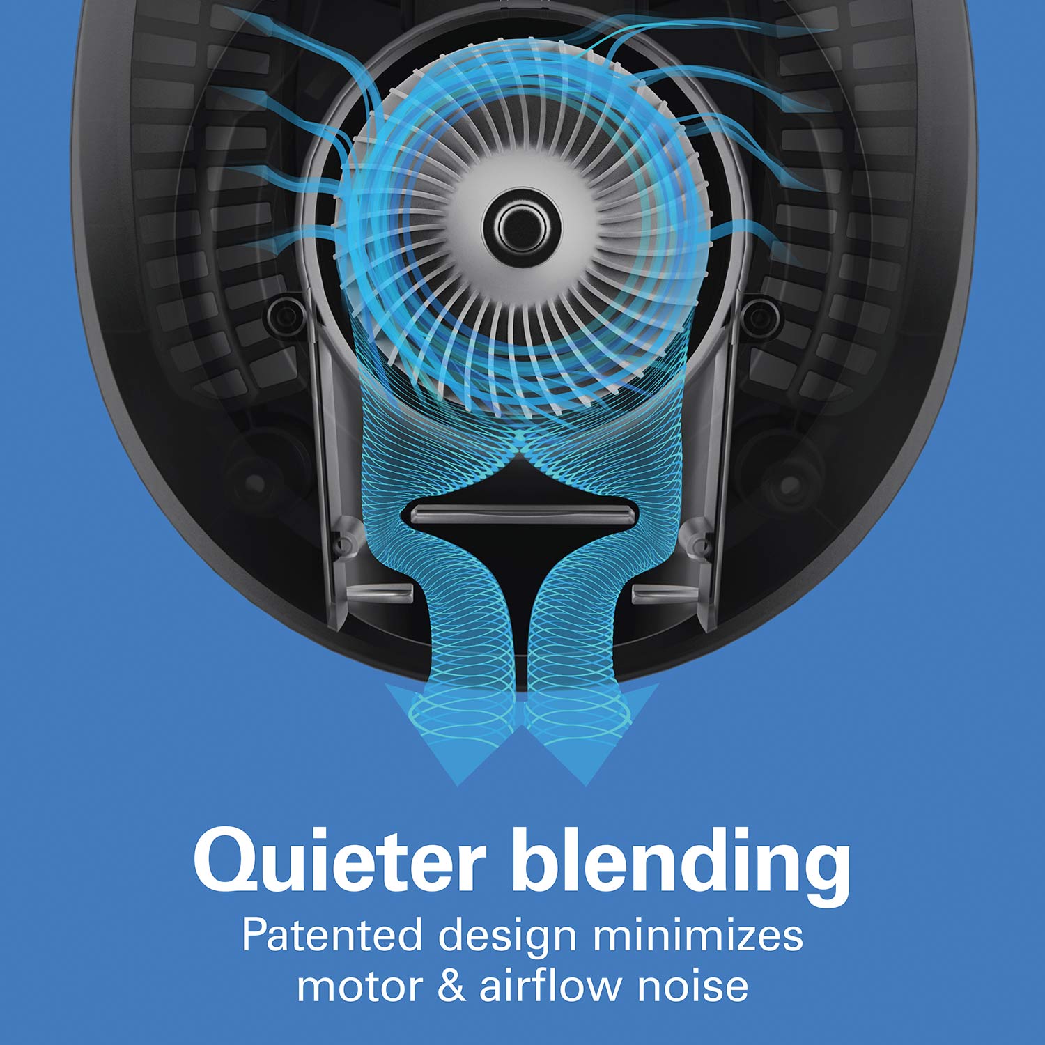 Hamilton Beach Quiet 800W Blender — 40oz Glass Jar, 3-Year Warranty