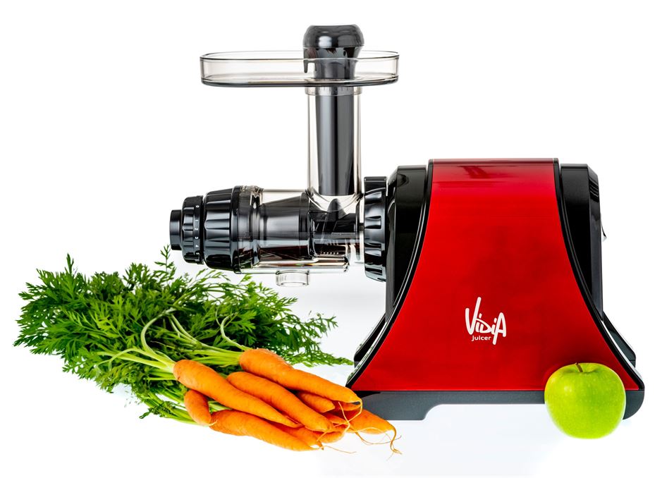 Vidia Slow Juicer SJ-002 — Red, Masticating