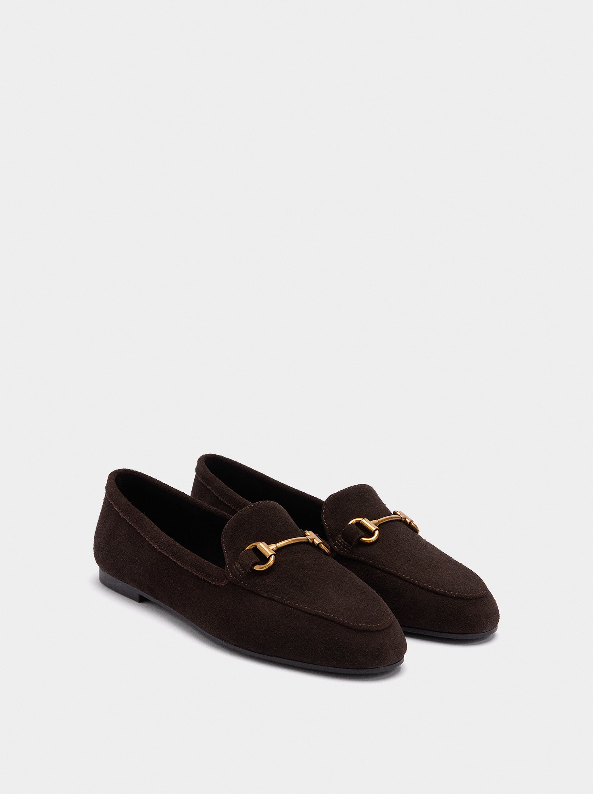 Mocasines de cuero con hebilla