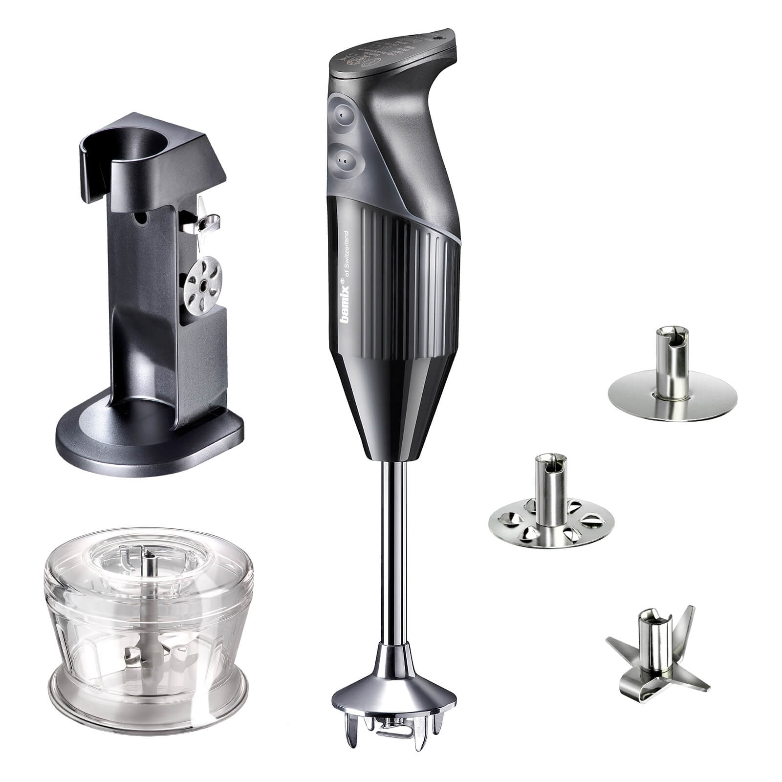 Bamix DeLuxe 200W Hand Blender — Black