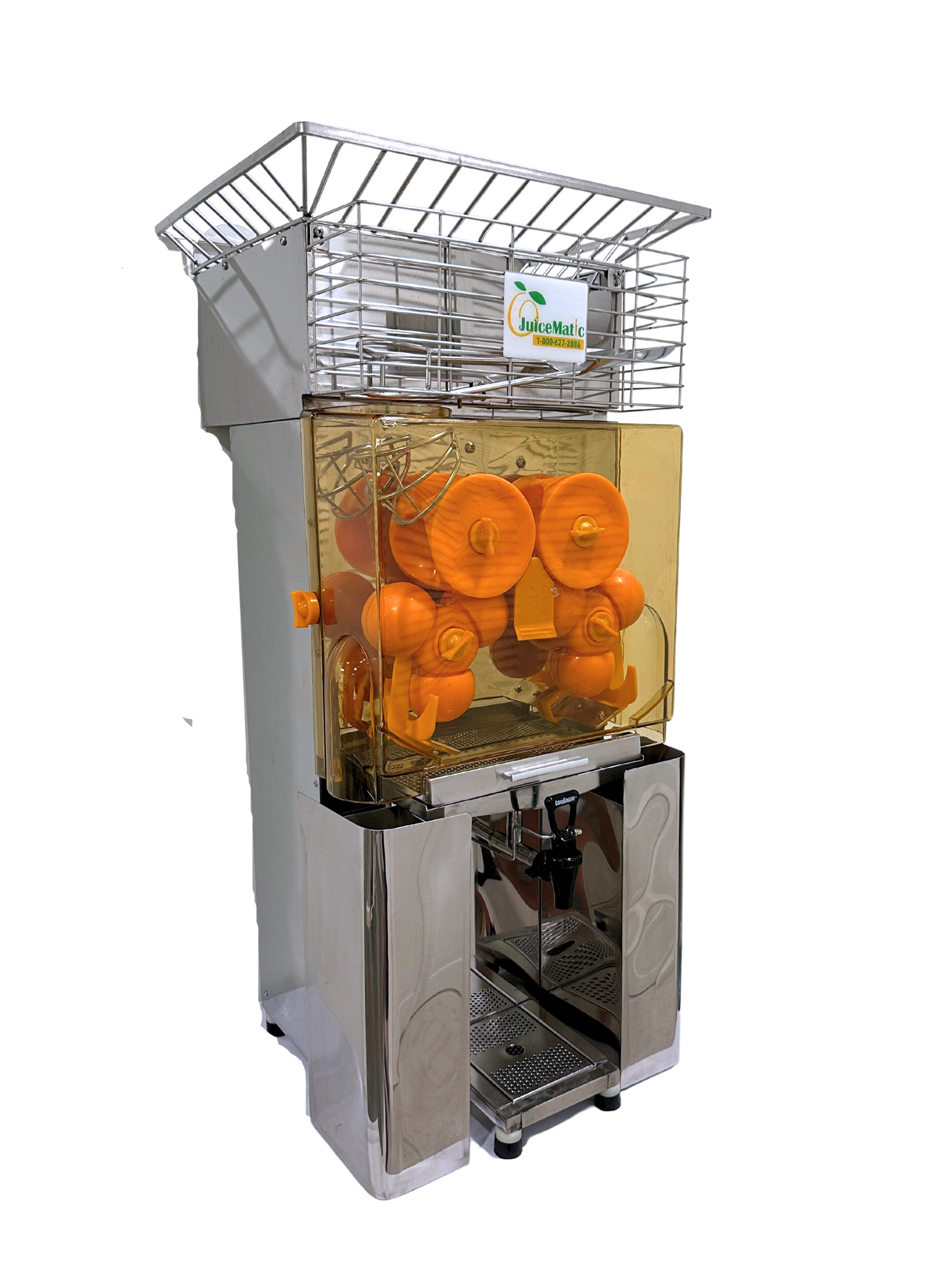 JM30 Automatic Feed Citrus Juicer — Self-Serve Tap | U.S.-Built Dayton Motor