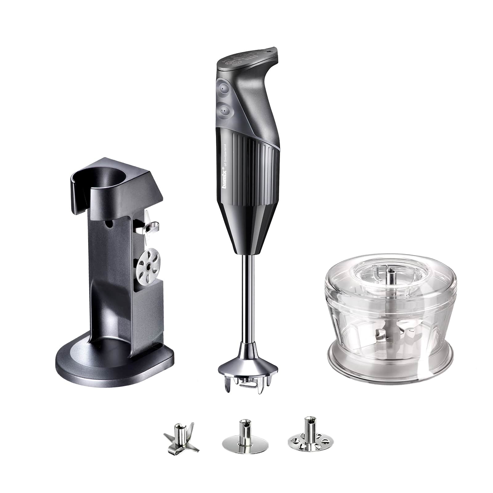 Bamix DeLuxe 200W Hand Blender — Black