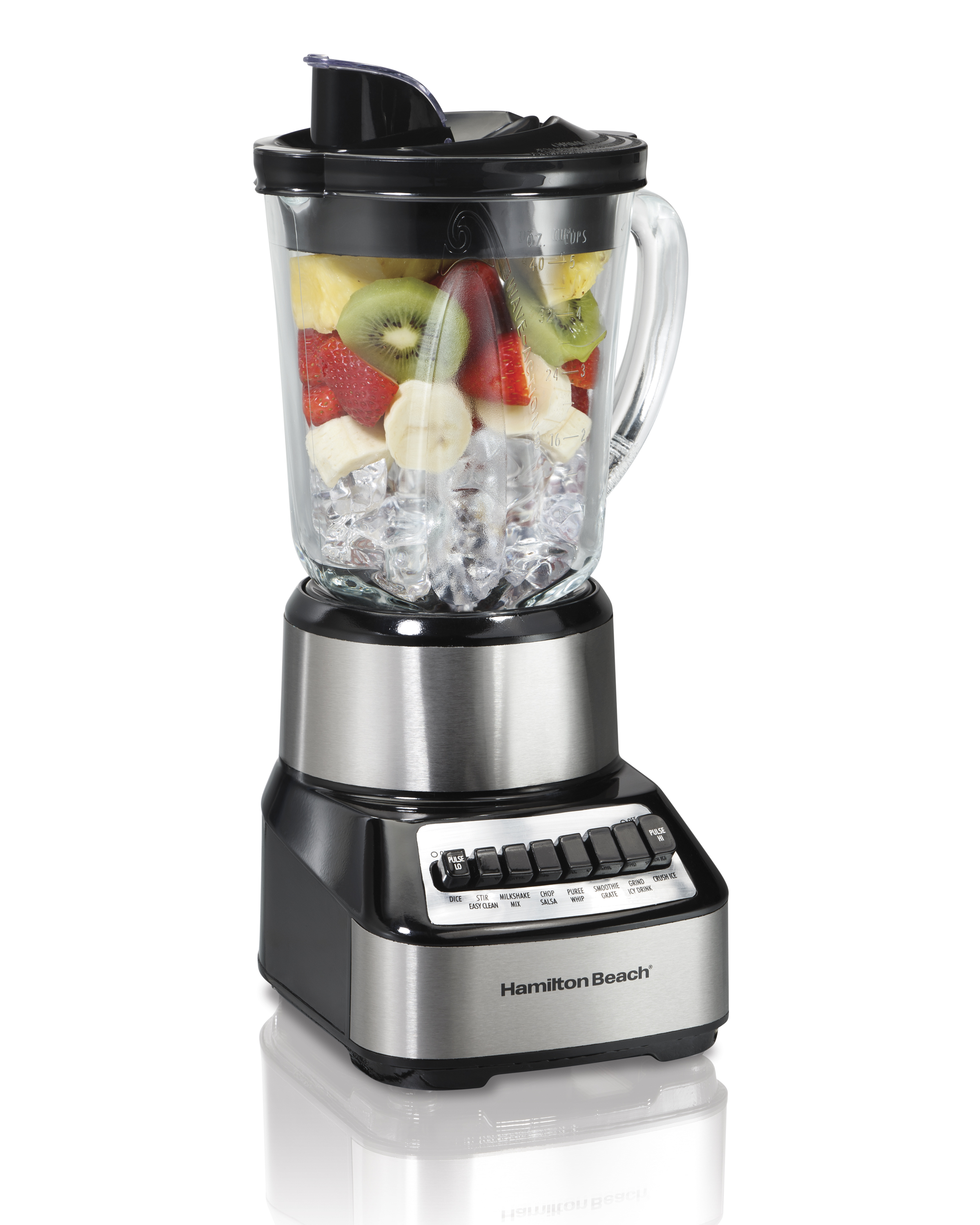 Hamilton Beach Wave Crusher Multi-Function Blender — 40oz Glass Jar, 700W