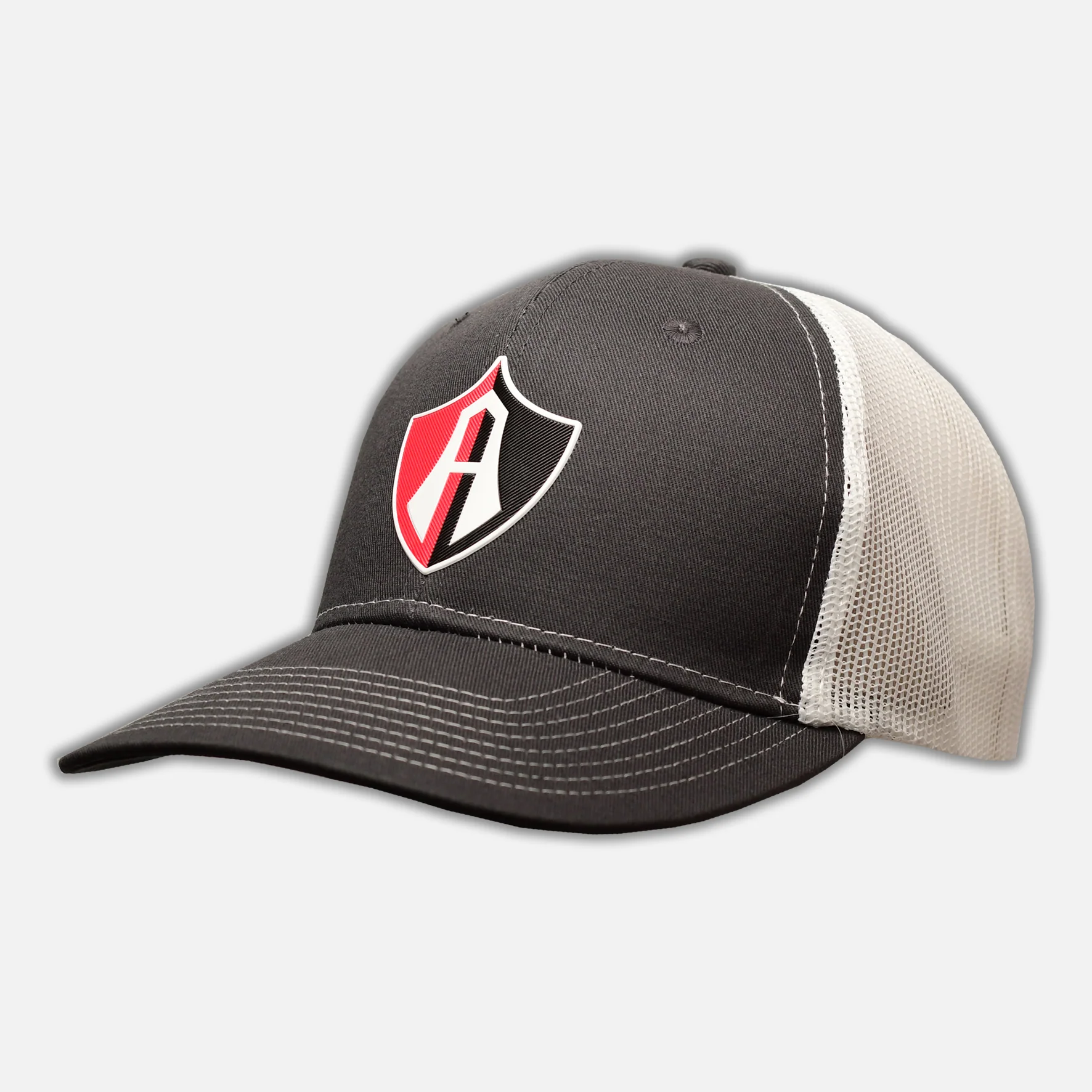 GORRA ATLAS FC EN COLOR GRIS CON BLANCO