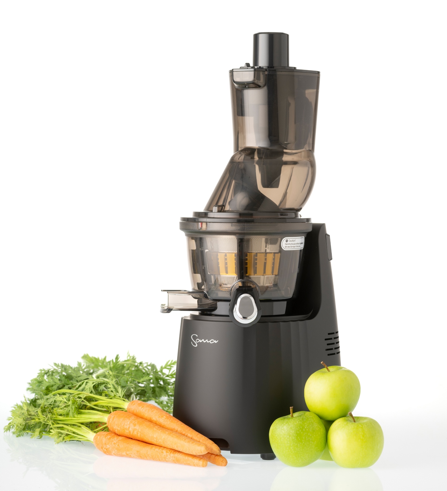 Sana 868 Wide Mouth Vertical Juicer — Matt Black