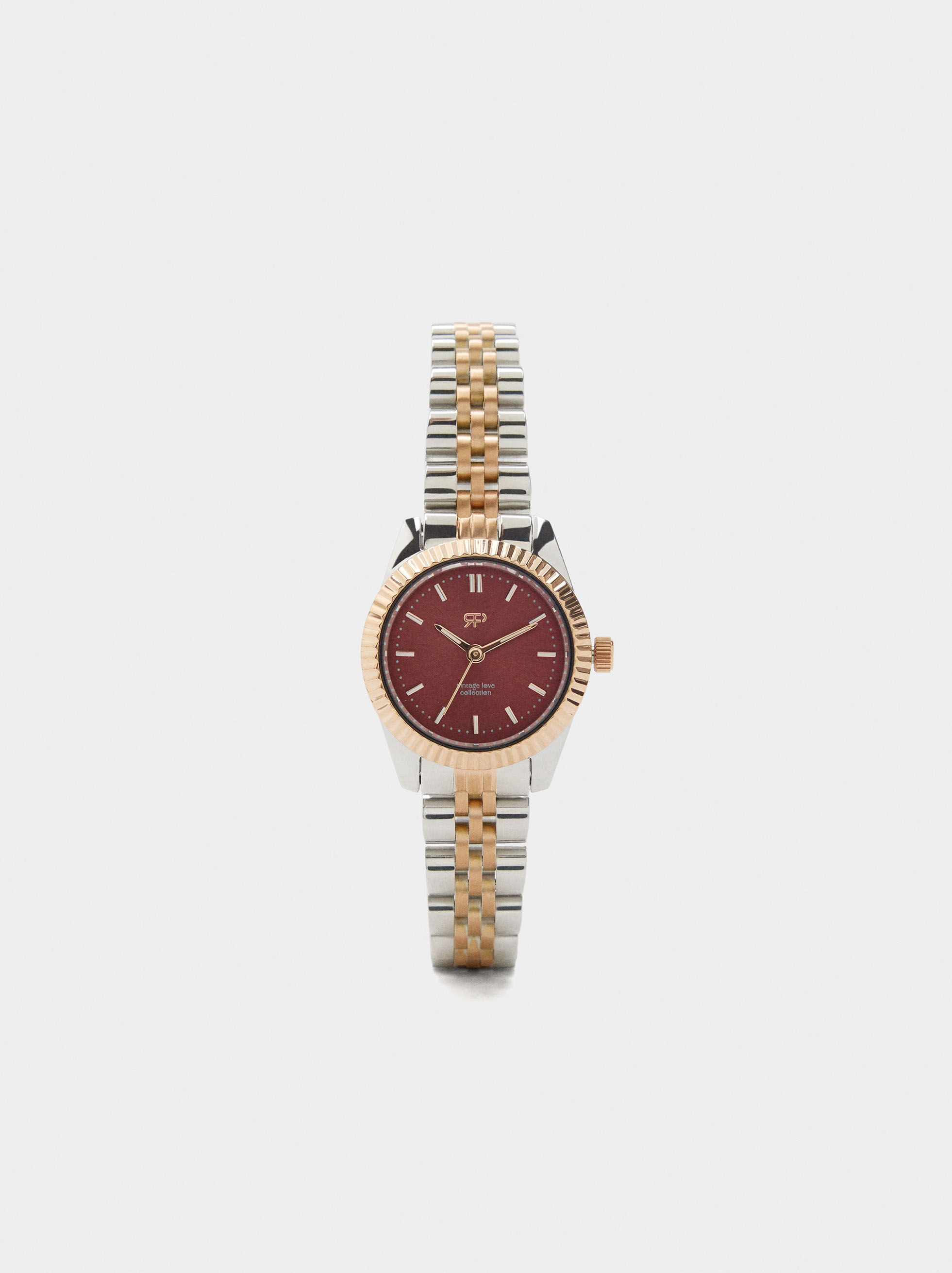 Reloj con pulsera de acero inoxidable