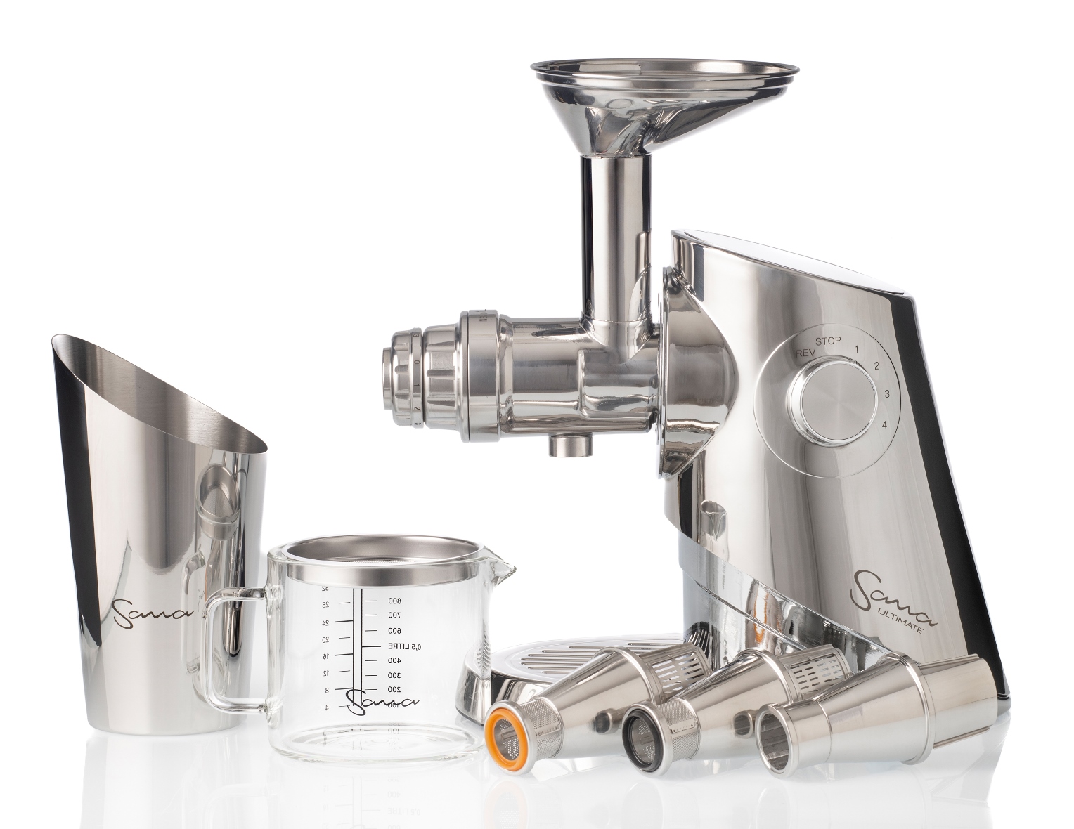 Sana 929 Ultimate Stainless Steel Juicer — Slow Juicer