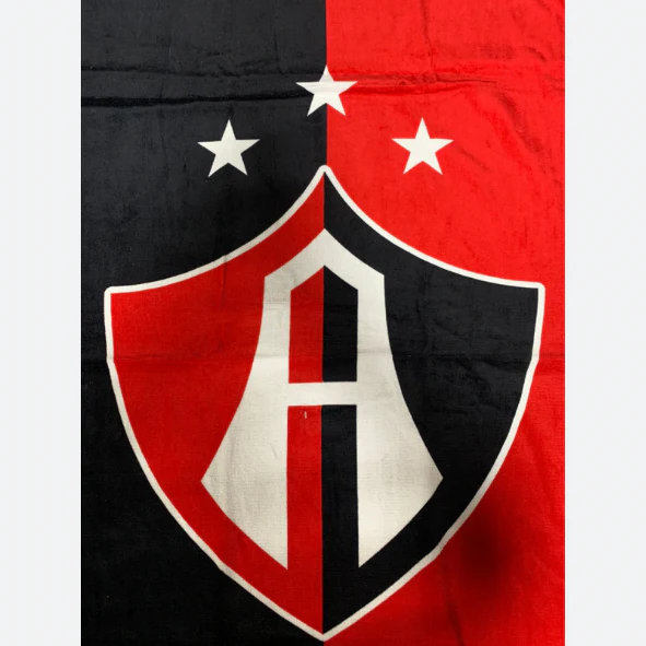 TOALLA ATLAS FC ROJINEGRA