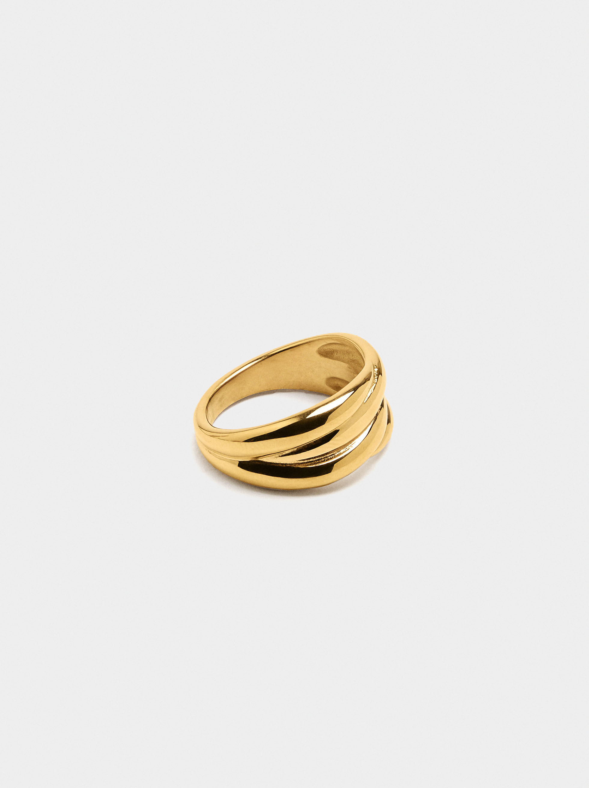 Anillo efecto triple - acero inoxidable