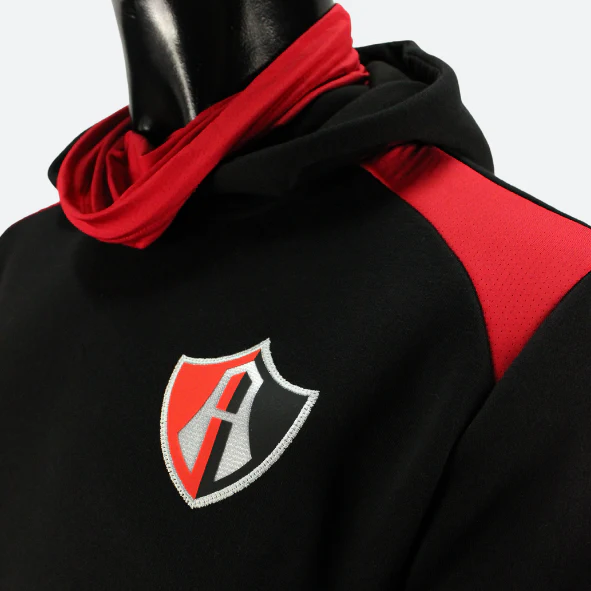 SUDADERA PASAMONTAÑAS ROJINEGRA ATLAS FC
