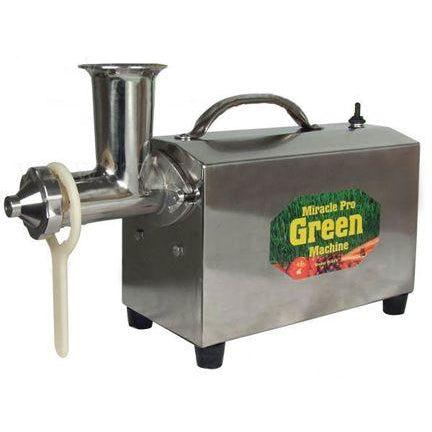 Miracle Pro Green Machine MJ575 Slow Juicer — Stainless Steel, 53 RPM