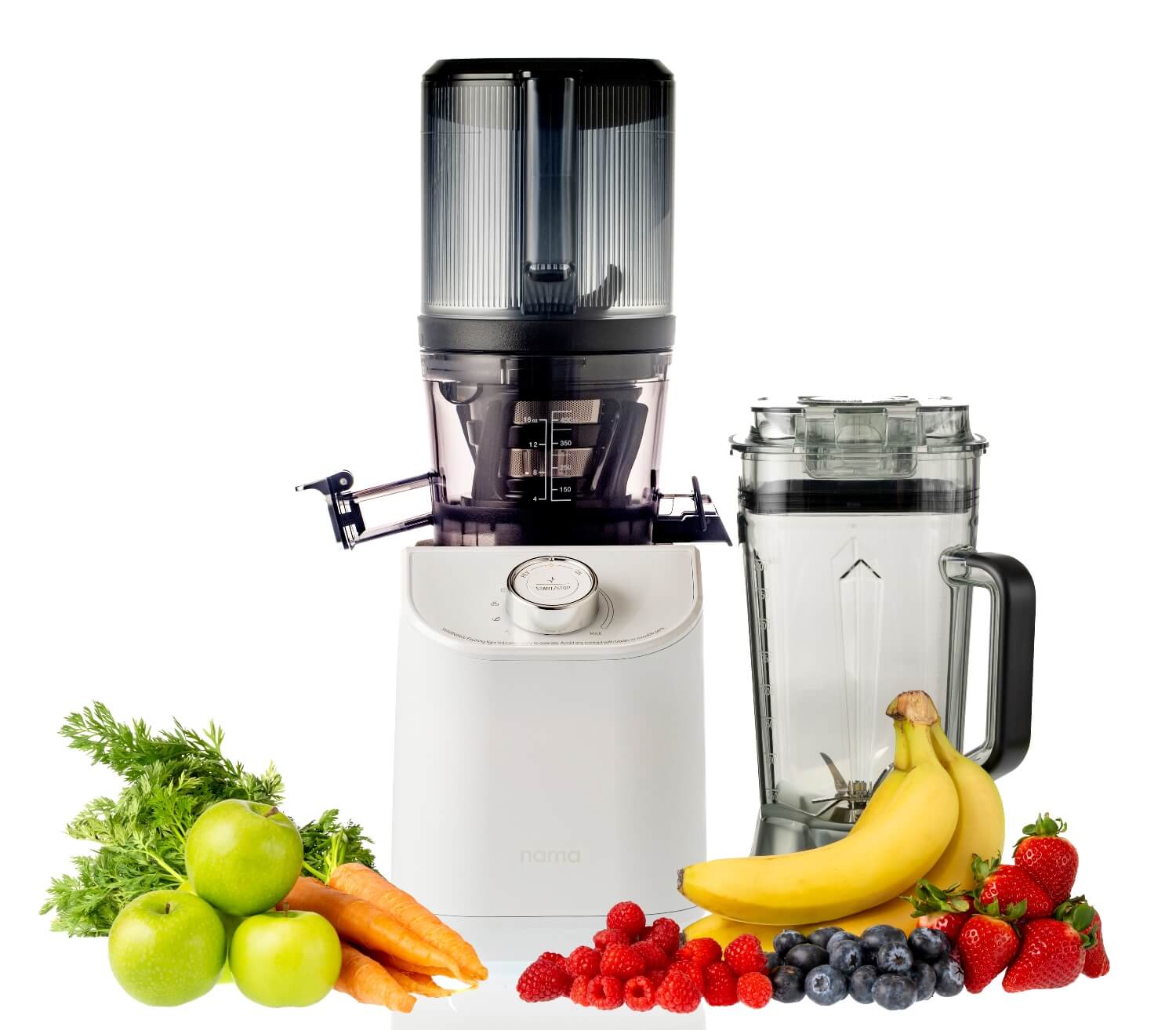 Nama C2 Cold Press Juicer & Blender — White