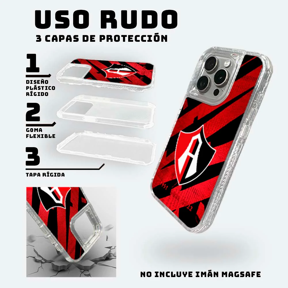 FUNDA PARA CELULAR EDICIÓN ESCUDO ROJINEGRO 25/26