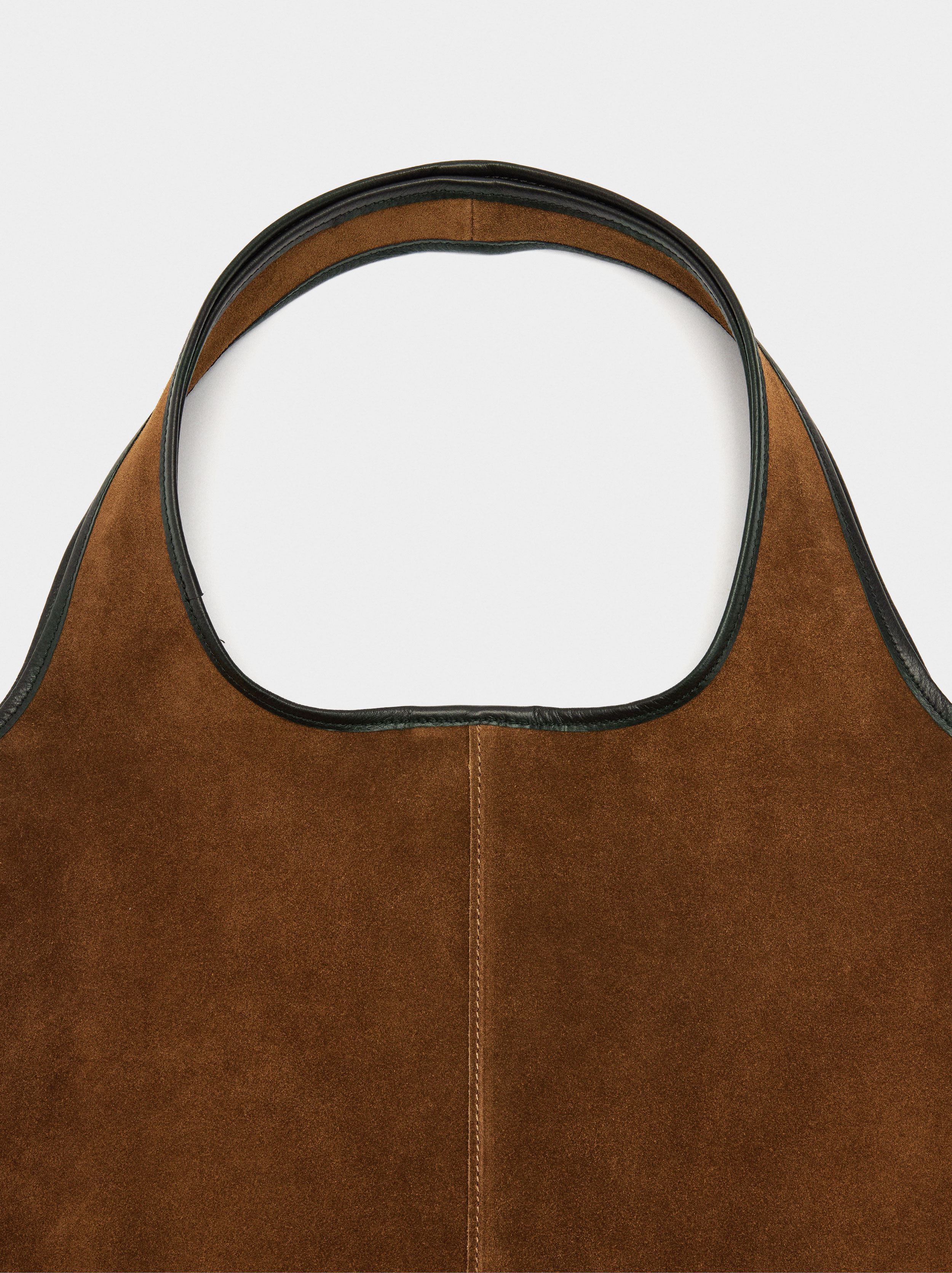 Bolso de hombro de cuero
