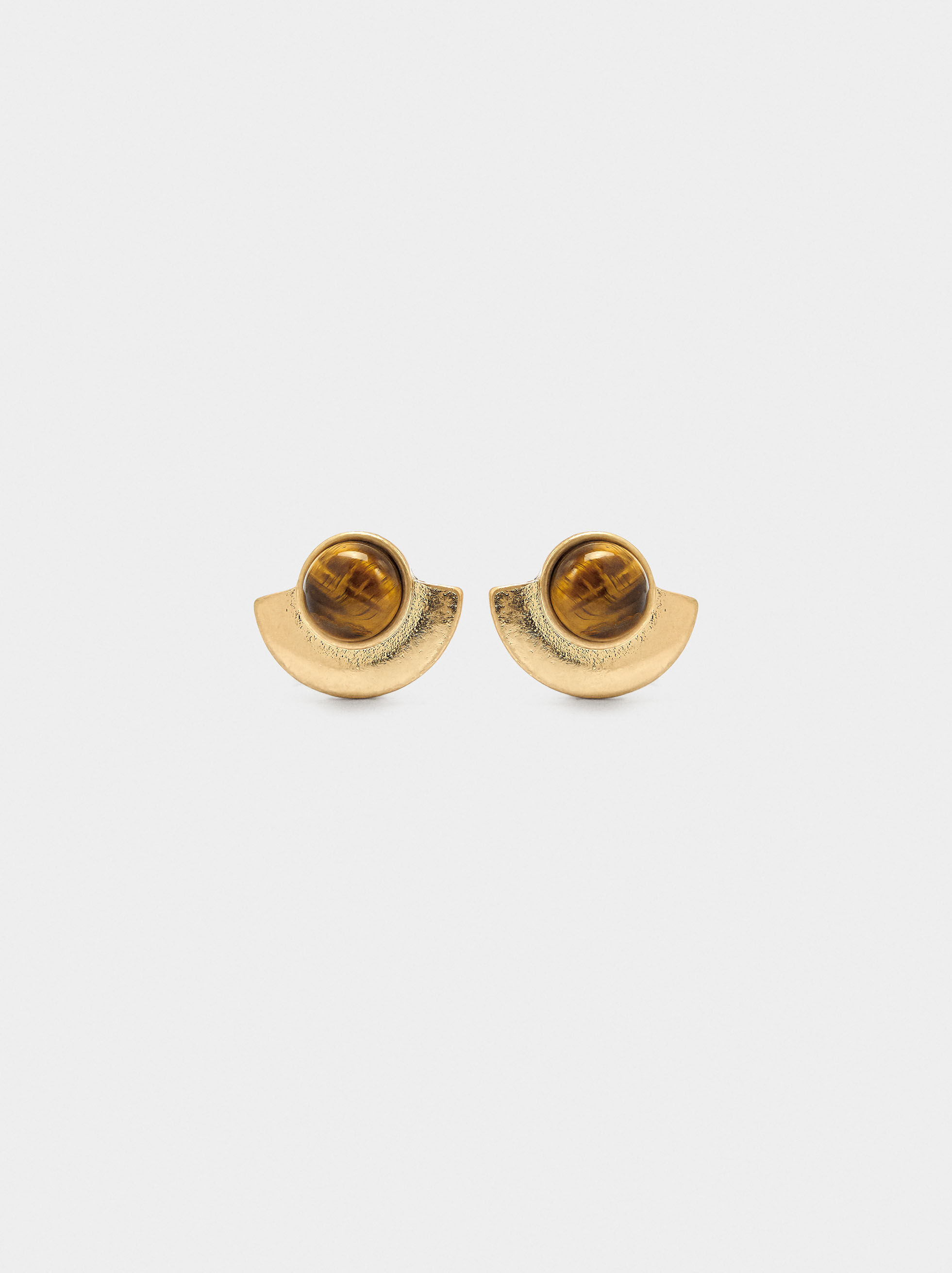 Aros de abanico con piedra