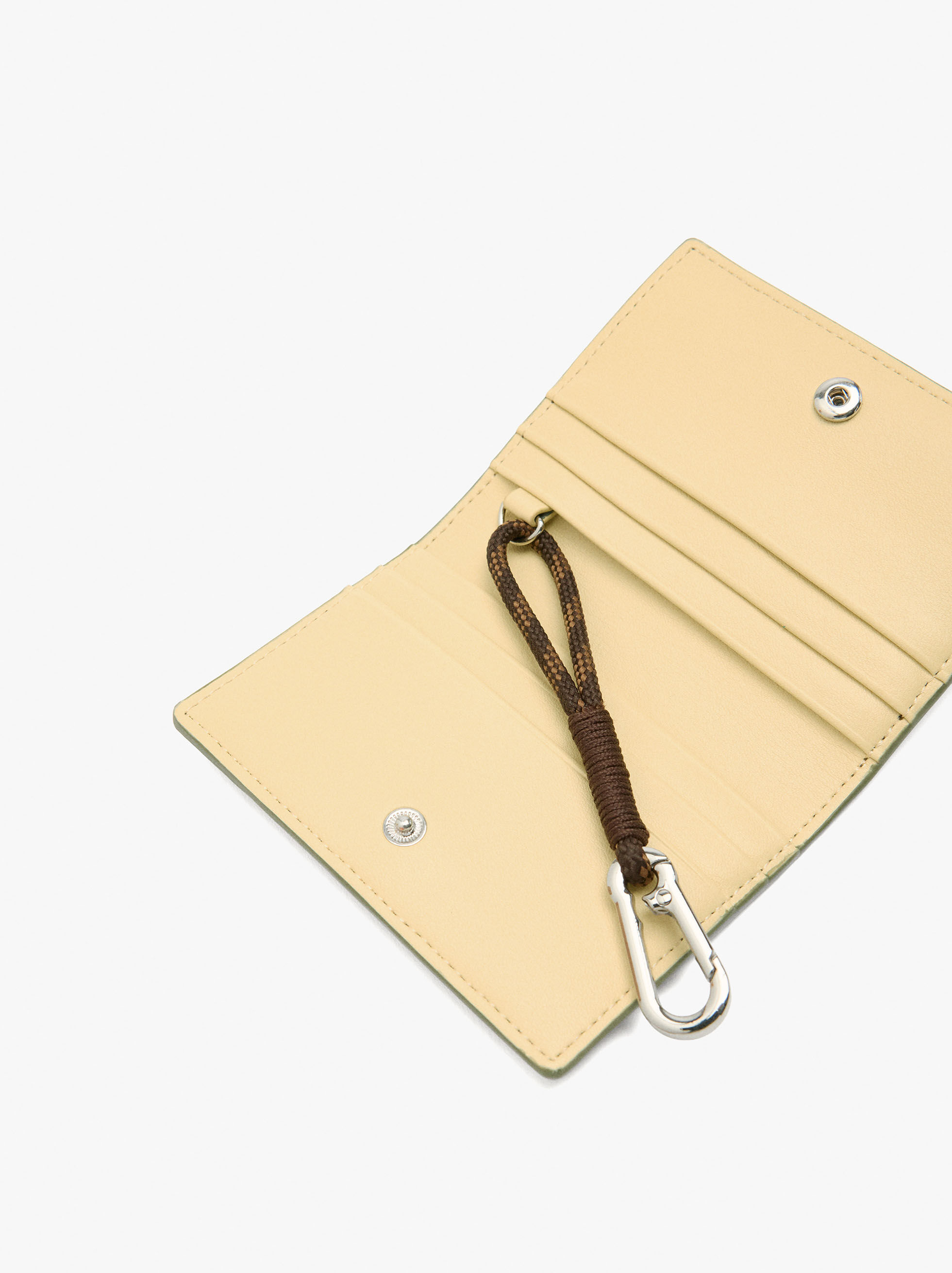 Porta tarjetas con textura