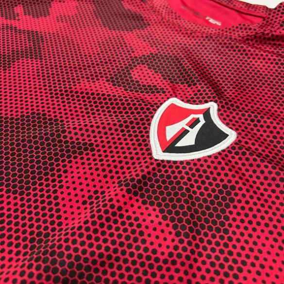 PLAYERA CAMUFLAJE ATLAS FC EN COLOR ROJO