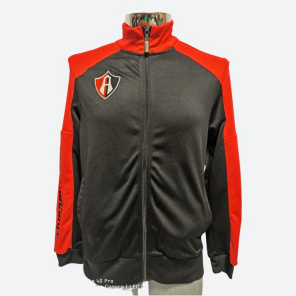 CONJUNTO PANTS ATLAS FC NEGRO/ROJO ADULTO