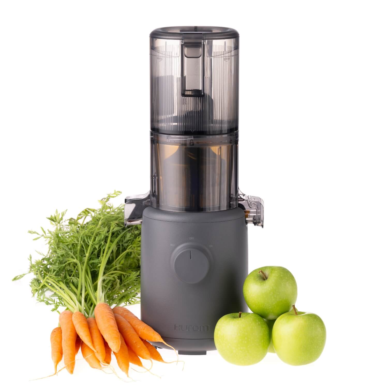 Hurom H310 Self-Feeding Mini Slow Juicer — Charcoal