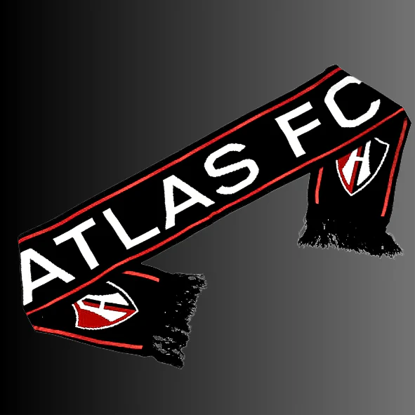 BUFANDA ATLAS FC EN COLOR NEGRO
