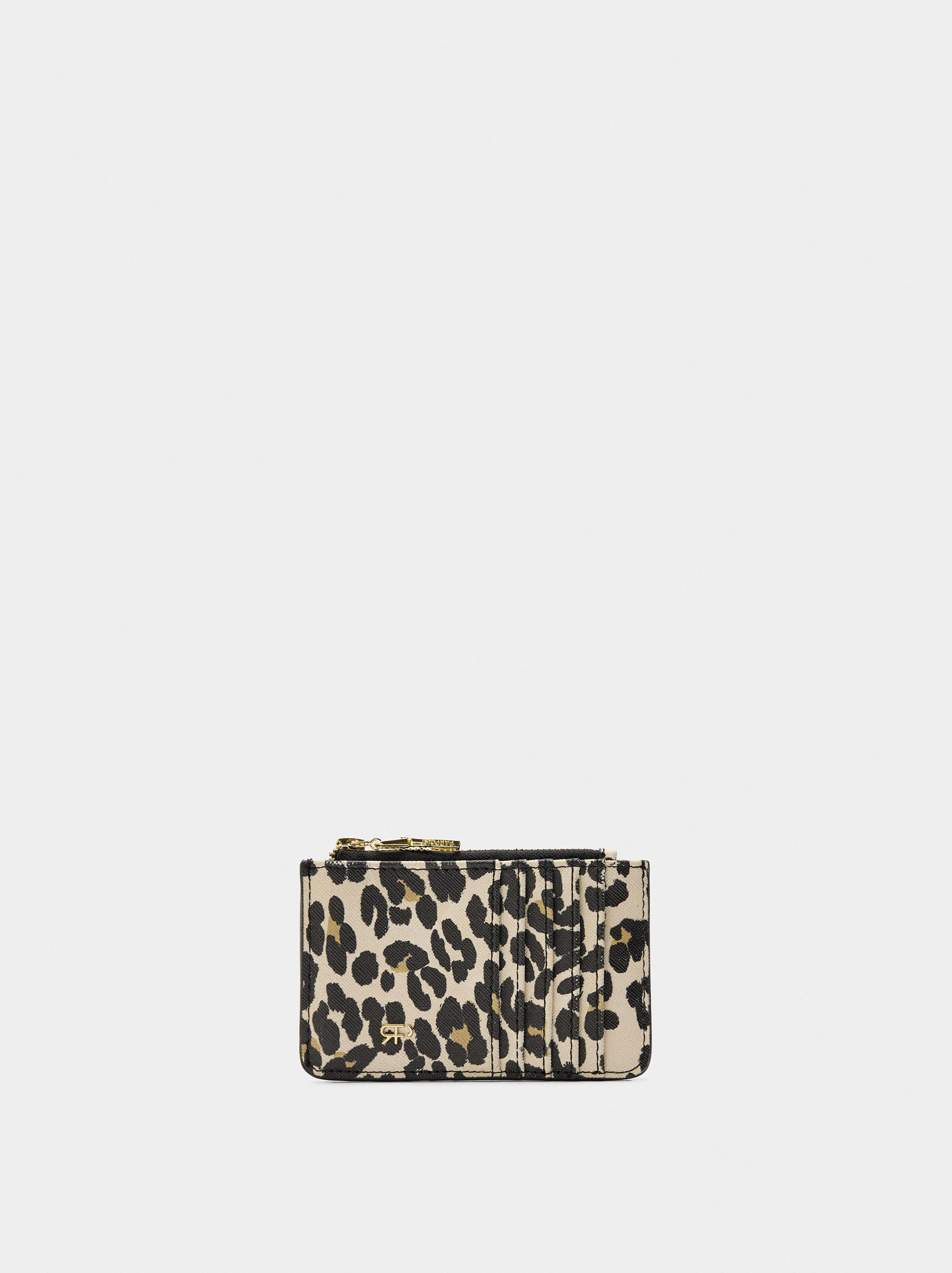 Porta tarjetas estampado animal