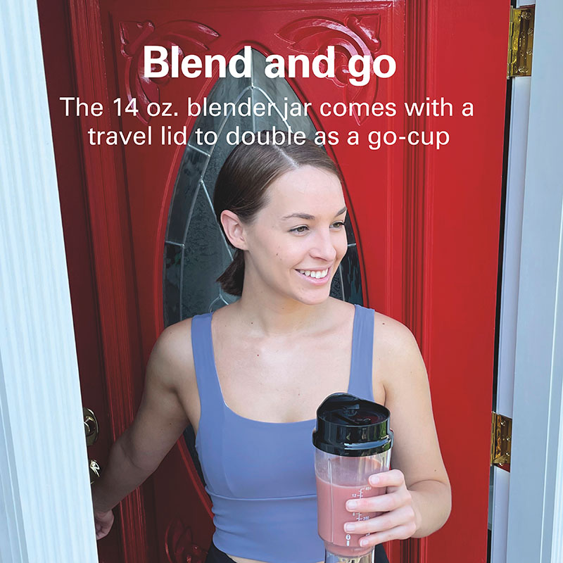 Hamilton Beach Personal Creations Blender — 14oz Travel Lid, BPA-Free