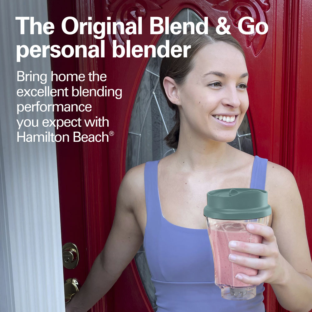 Hamilton Beach Personal Blender — Teal, 14oz, 300W