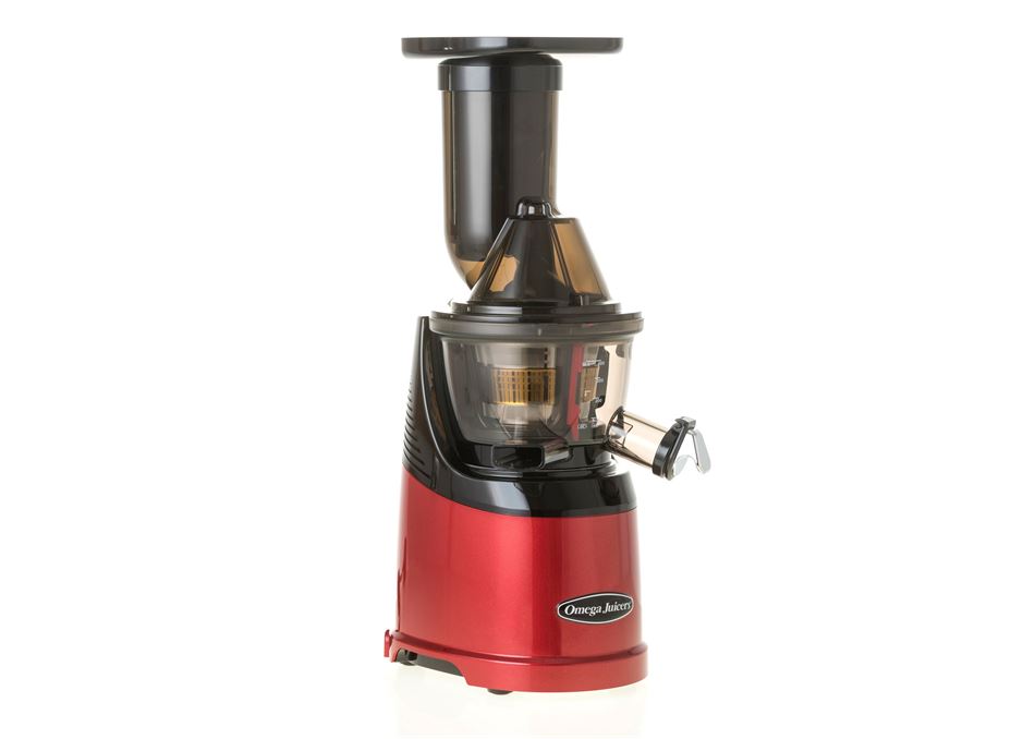 Omega MMV702 Mega Mouth Slow Juicer — Red
