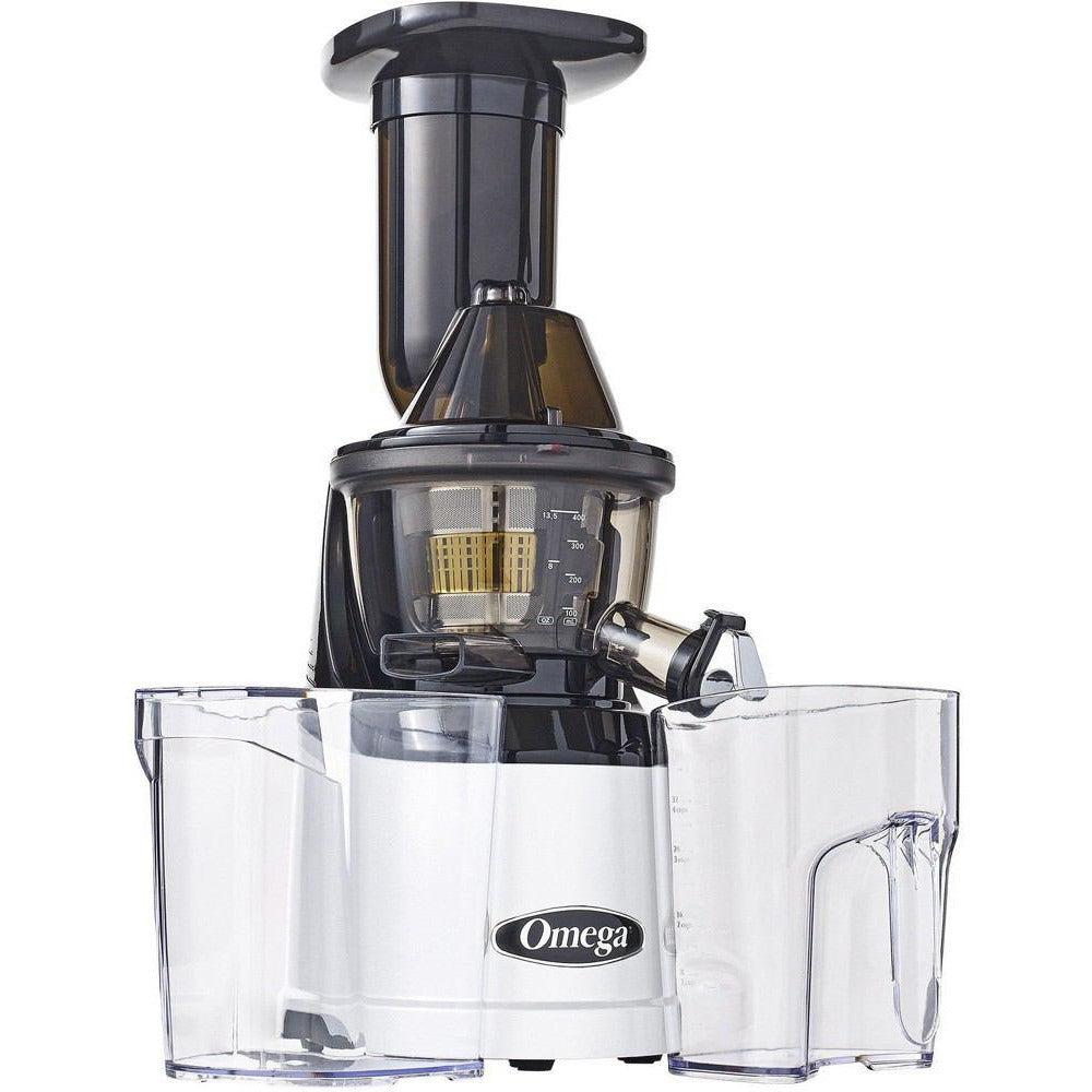Omega MMV700S Mega Mouth Vertical Slow Juicer — 60 RPM, 10-Year Warranty