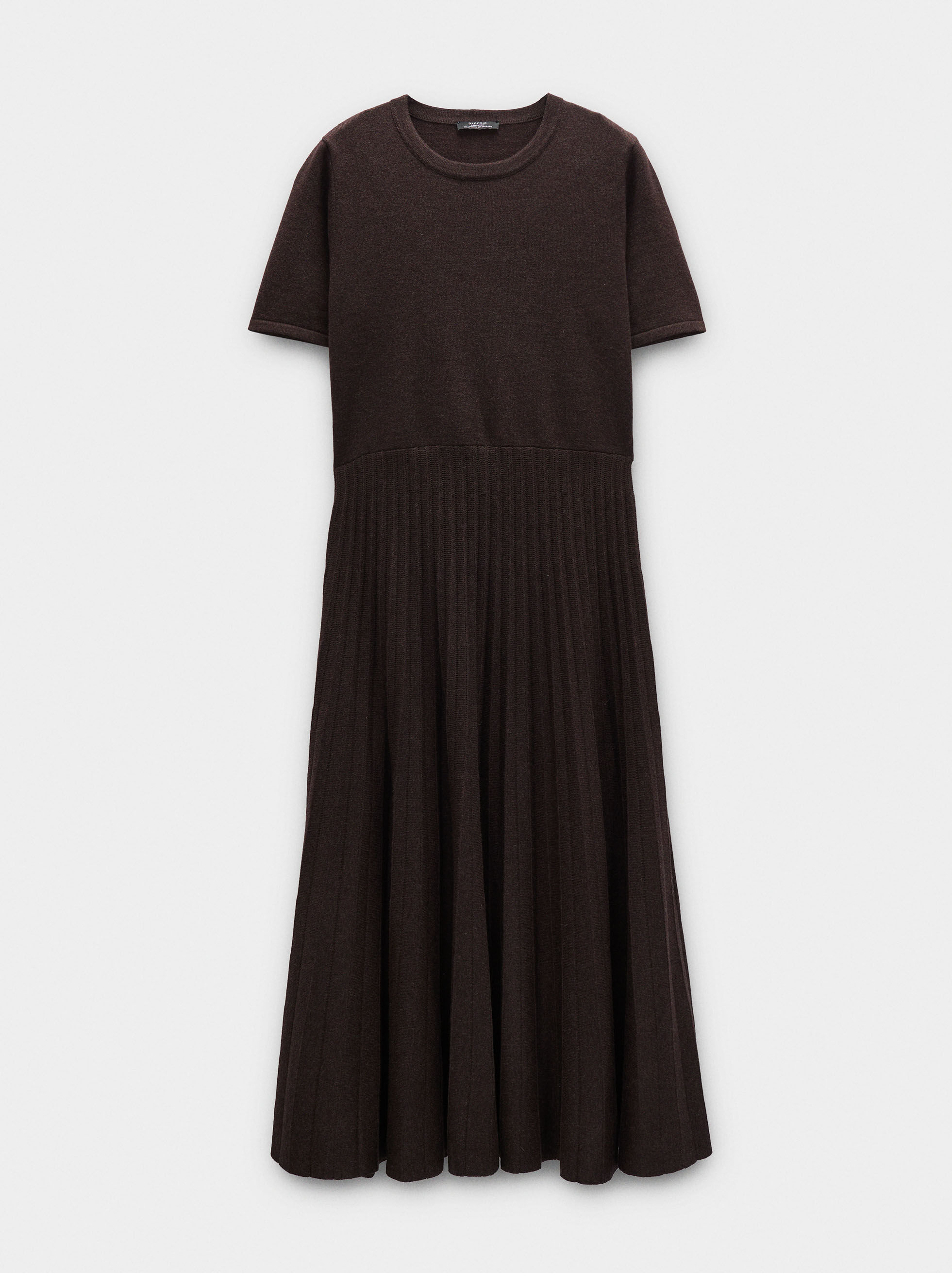 Vestido midi de punto