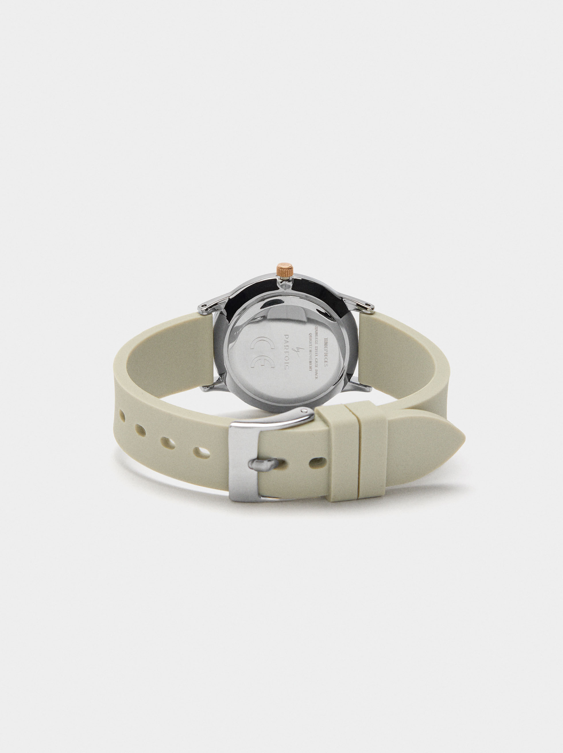 Reloj bicolor pulsera de silicona