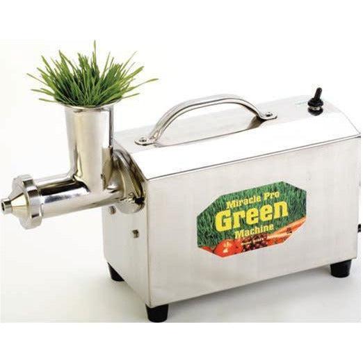 Miracle Pro Green Machine MJ575 Slow Juicer — Stainless Steel, 53 RPM