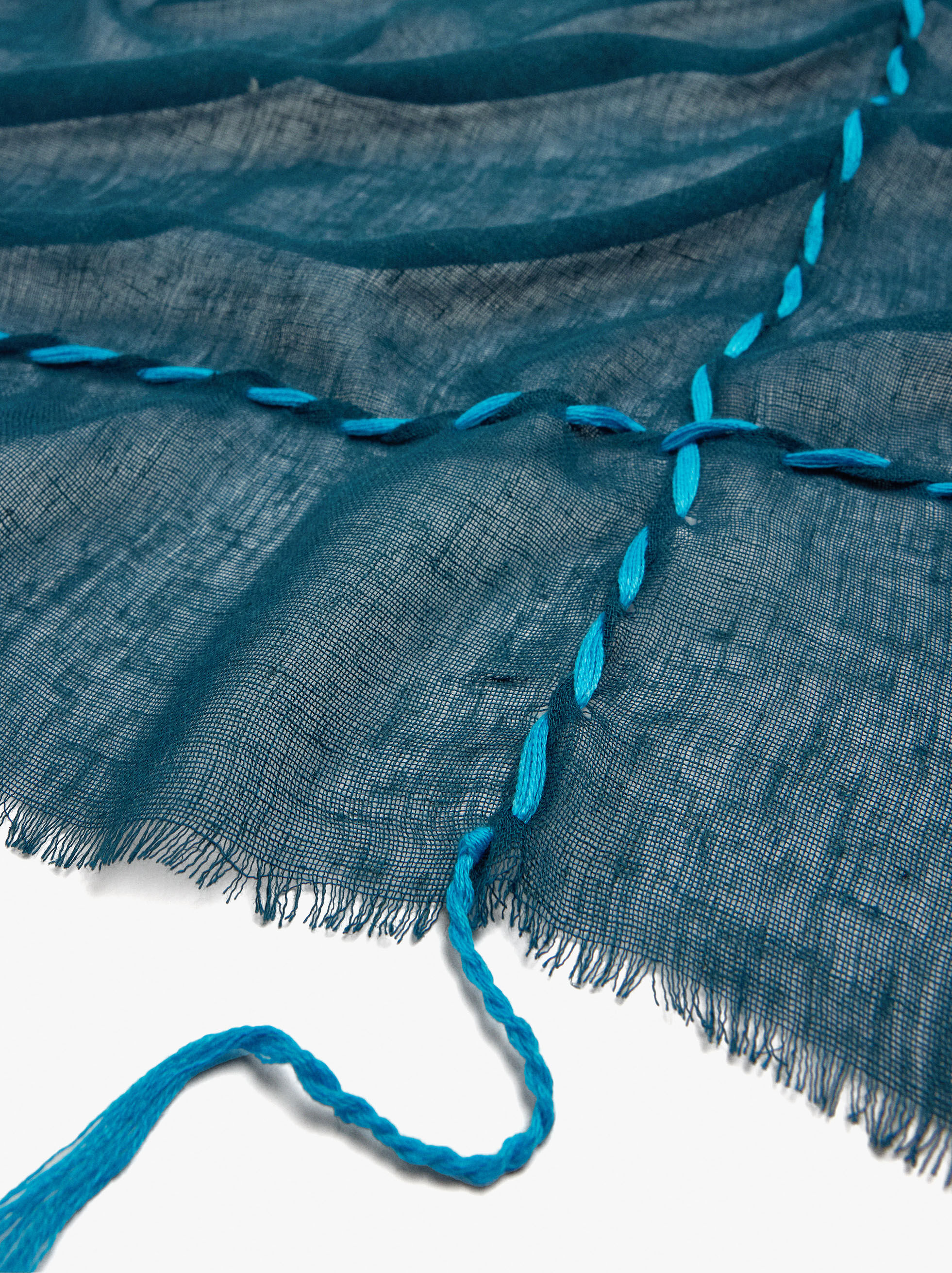 Pashmina mezcla de lino