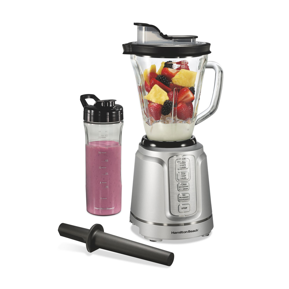 Hamilton Beach PowerBlend Duo Blender — 825W, 52oz Glass Jar