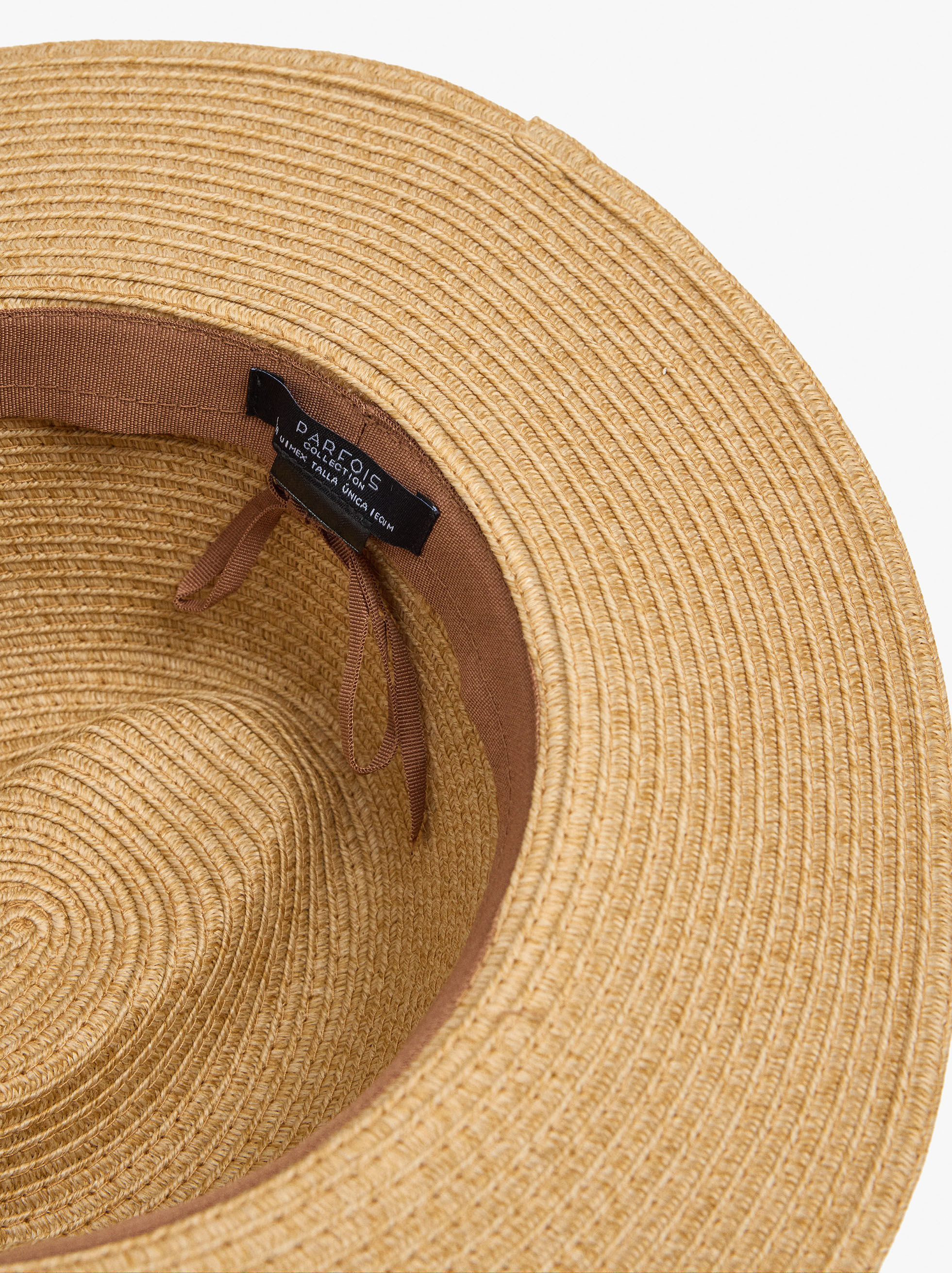Sombrero efecto paja