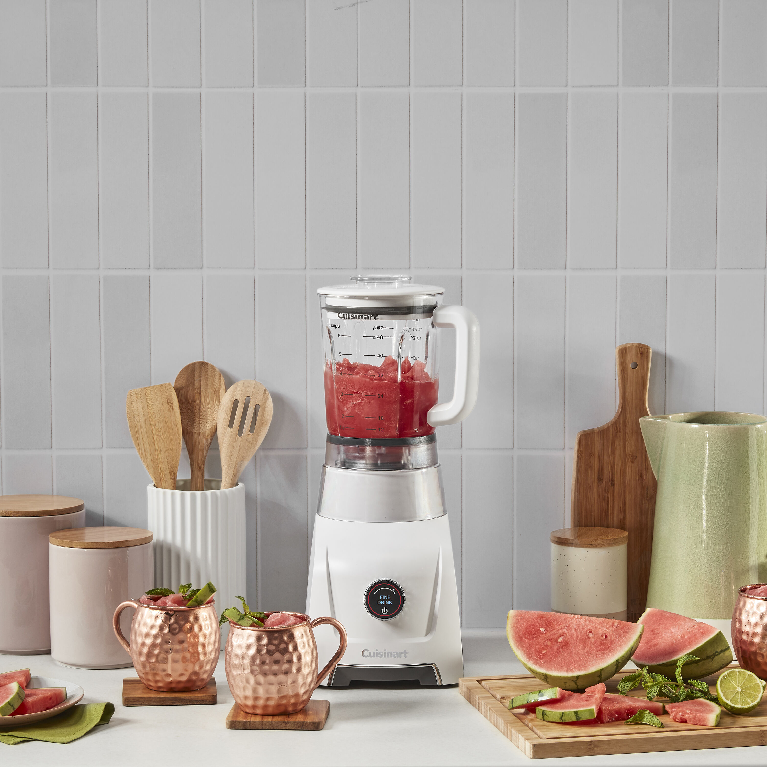 Cuisinart Hurricane® 48 oz Glass Jar Blender — Stainless Steel Blade