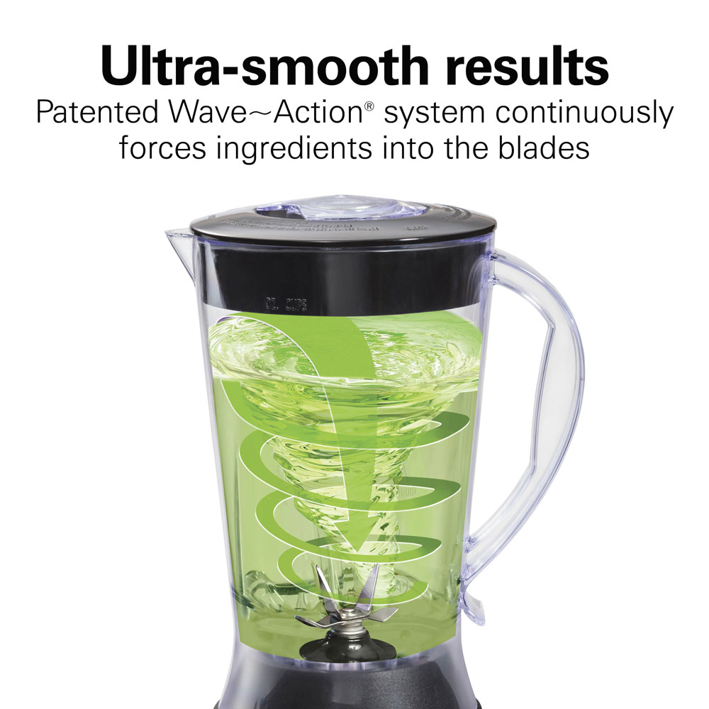 Hamilton Beach 56oz Smoothie Blender — 650W Power, BPA-Free Jar